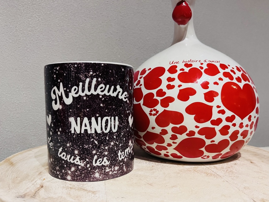 Mug personnalisés "Meilleure Nanou de l'univers" 