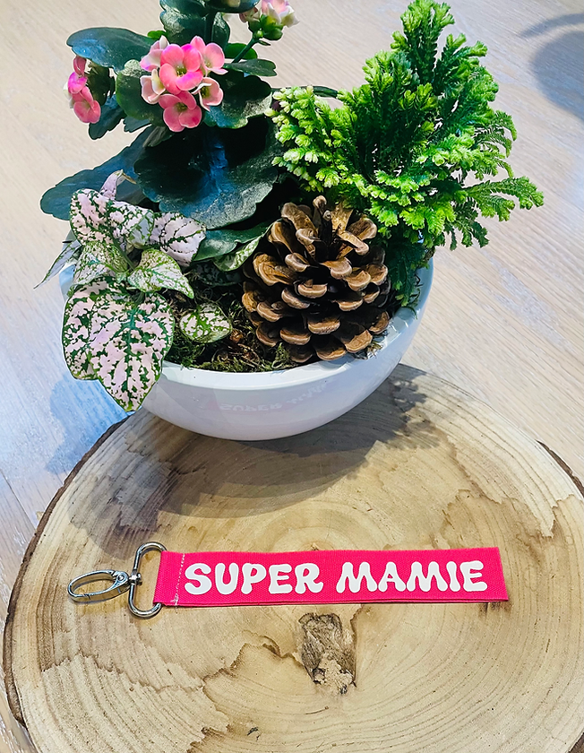 Porte-clés "Super Mamie"