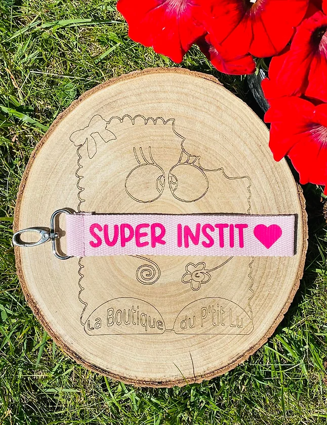 Porte-clés "Super Instit" 