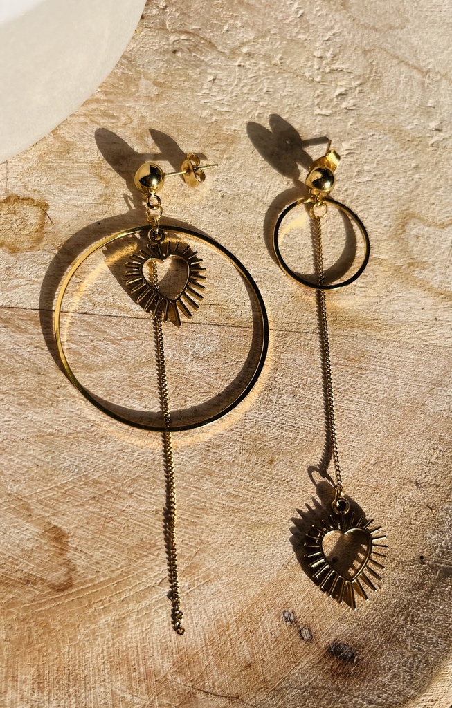 Boucles d'oreilles " Lovéa " 