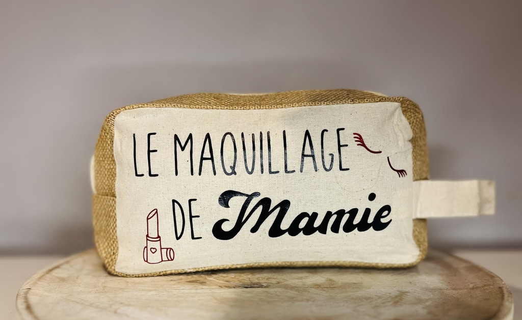 Pochette à maquillage "de Mamie"