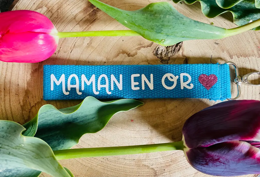 Porte-clés "Maman en Or"