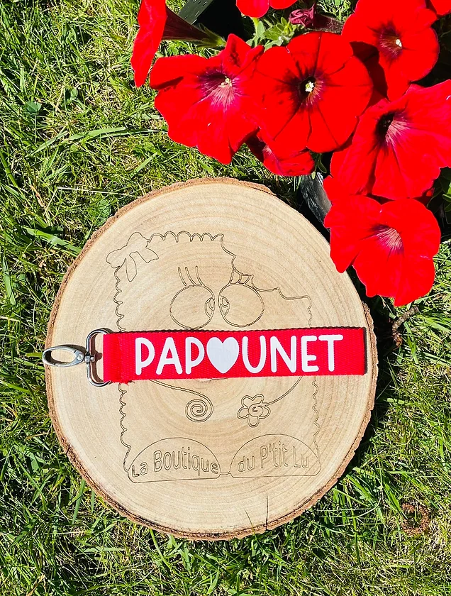 Porte-clés "Papounet " 