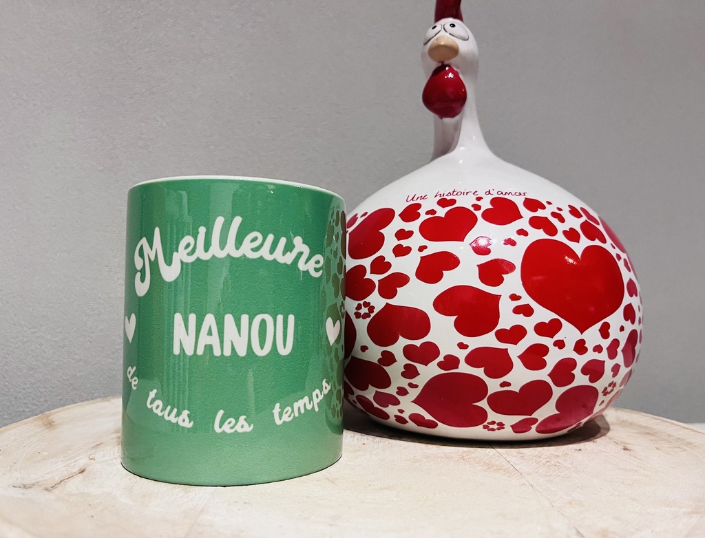 Mug personnalisés "Meilleure Nanou de l'univers" 