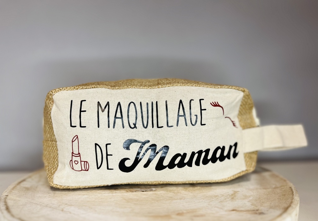 Pochette à maquillage "de Maman" 