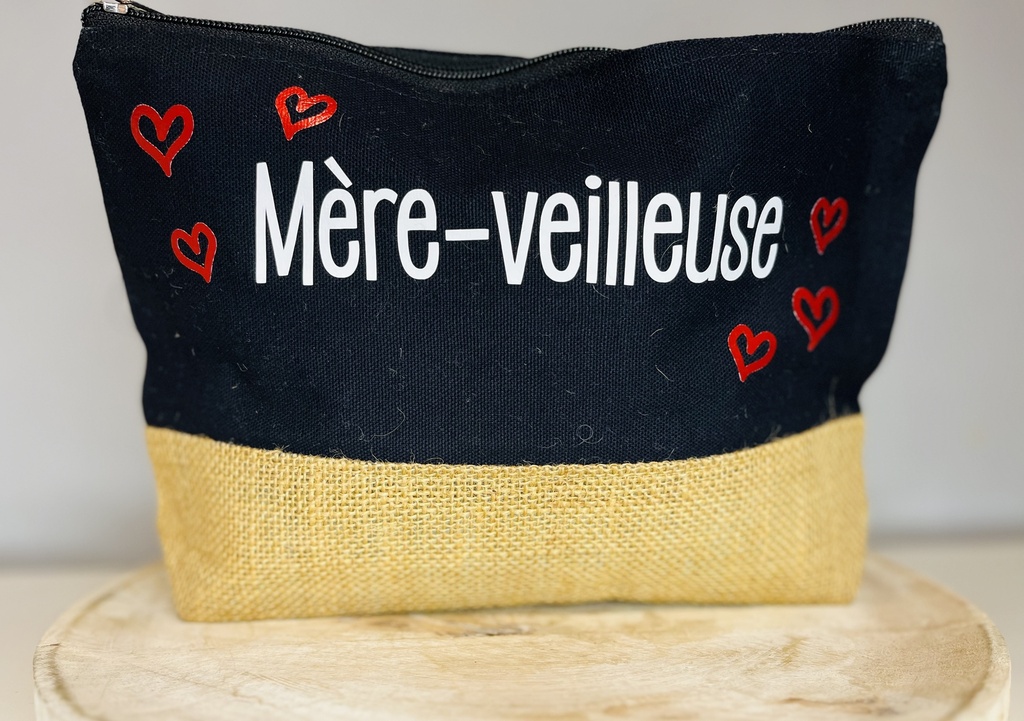 Pochette  "Mère-Veilleuse" noir