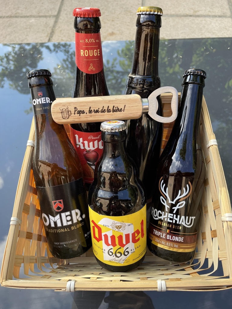 Coffret de bières " Papa, le roi de la bière "    