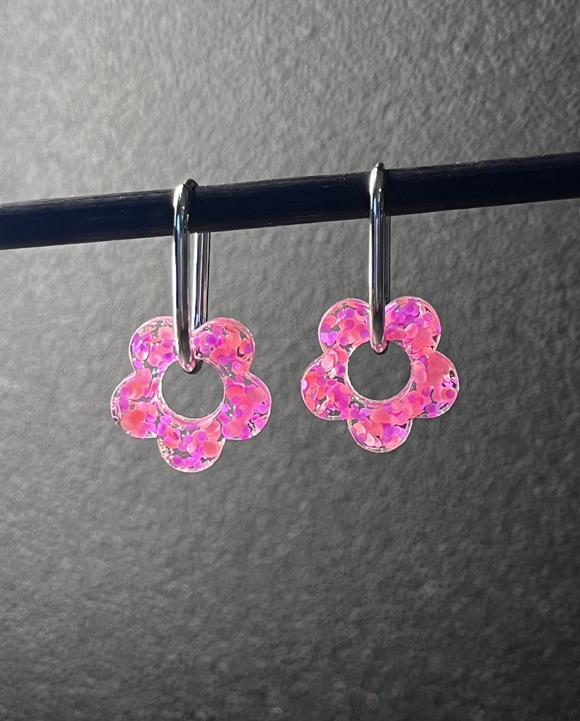  Boucles d'oreilles Flowever